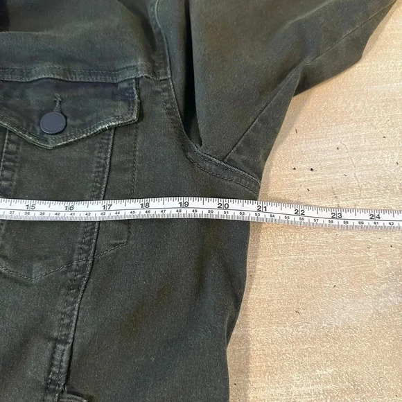 NWT’S. Articles of Society Taylor Dark Fern Green Denim Jean
Jacket, - Picture 8 of 11